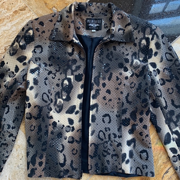 Mesmerize by KamiKam 90’s jacket with reflective dots - Picture 2 of 13